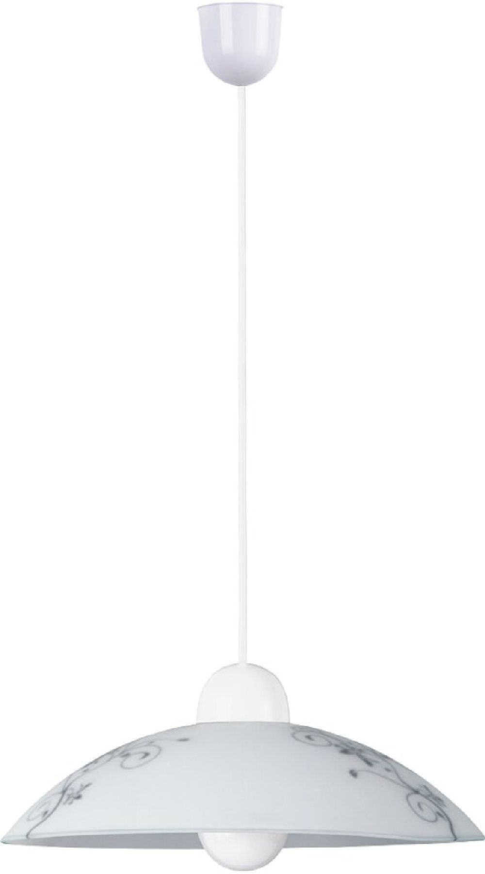 Rabalux Bloomy függőlámpa 1x60 W fehér 1848