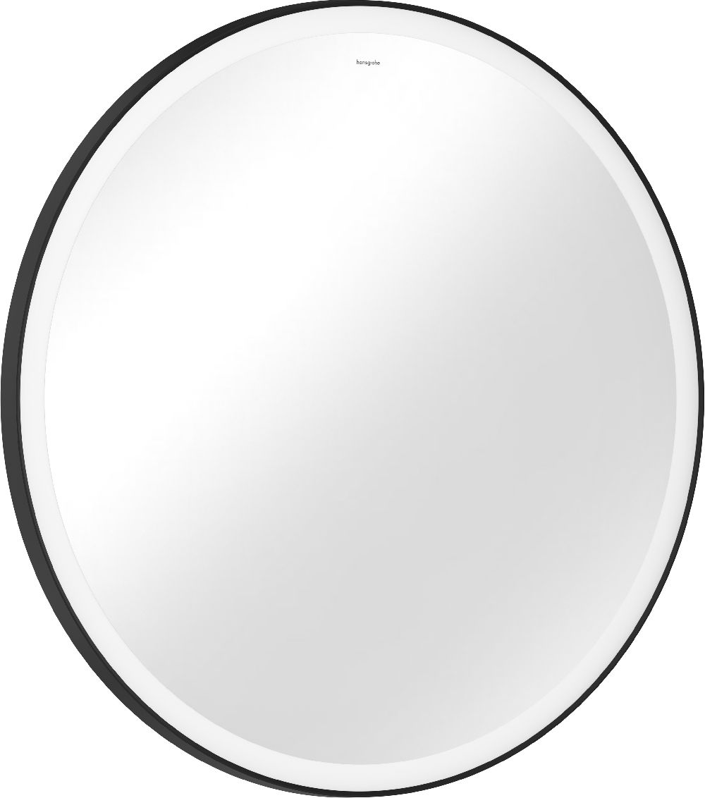 Hansgrohe Xarita Lite S tükör 90x90 cm kerek világítással igen fekete 54980670