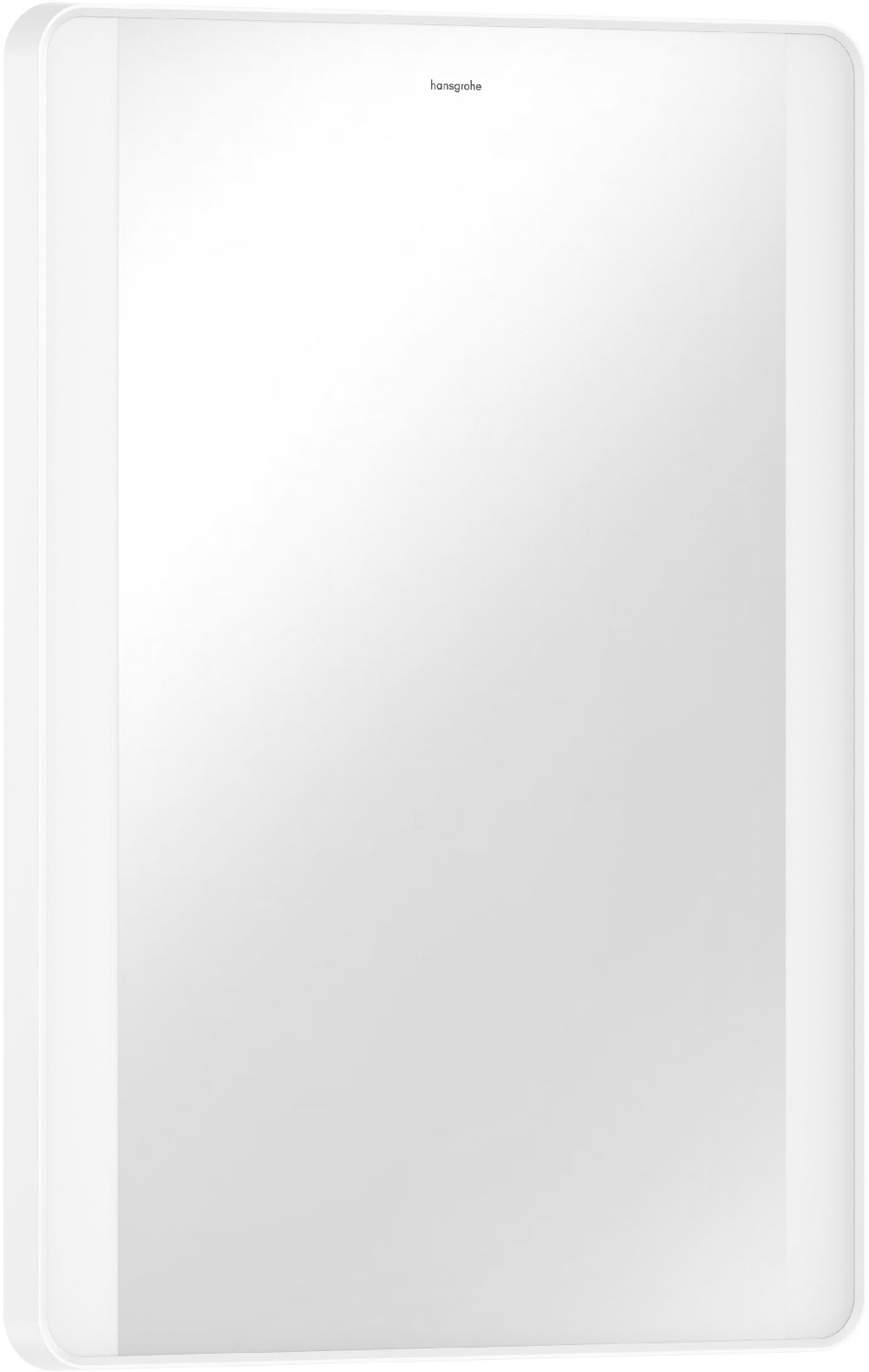 Hansgrohe Xarita Lite Q tükör 50x70 cm négyszögletes világítással páramentesítő fóliával fehér 54974700