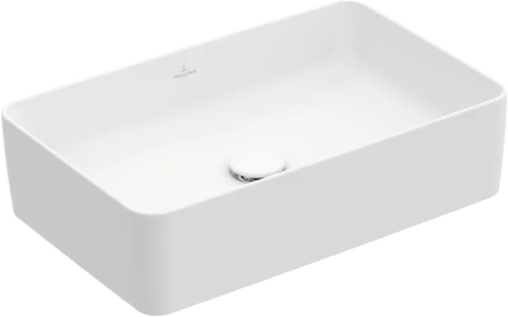 Villeroy & Boch Collaro mosdótál 56x36 cm négyszögletes mosdótálak fehér 4A2056RW