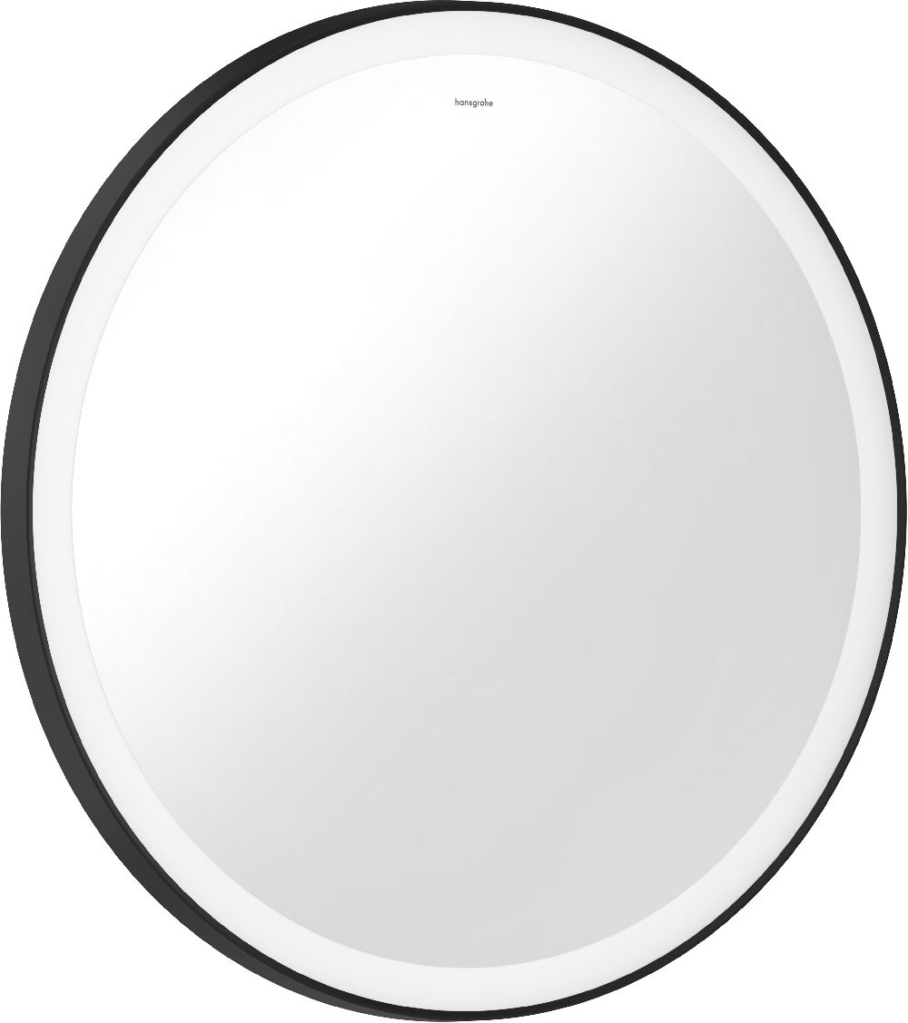 Hansgrohe Xarita Lite S tükör 70x70 cm kerek világítással fekete 54966670