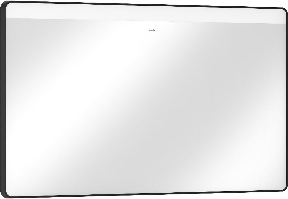 Hansgrohe Xarita Lite Q tükör 120x70 cm négyszögletes világítással fekete 54960670
