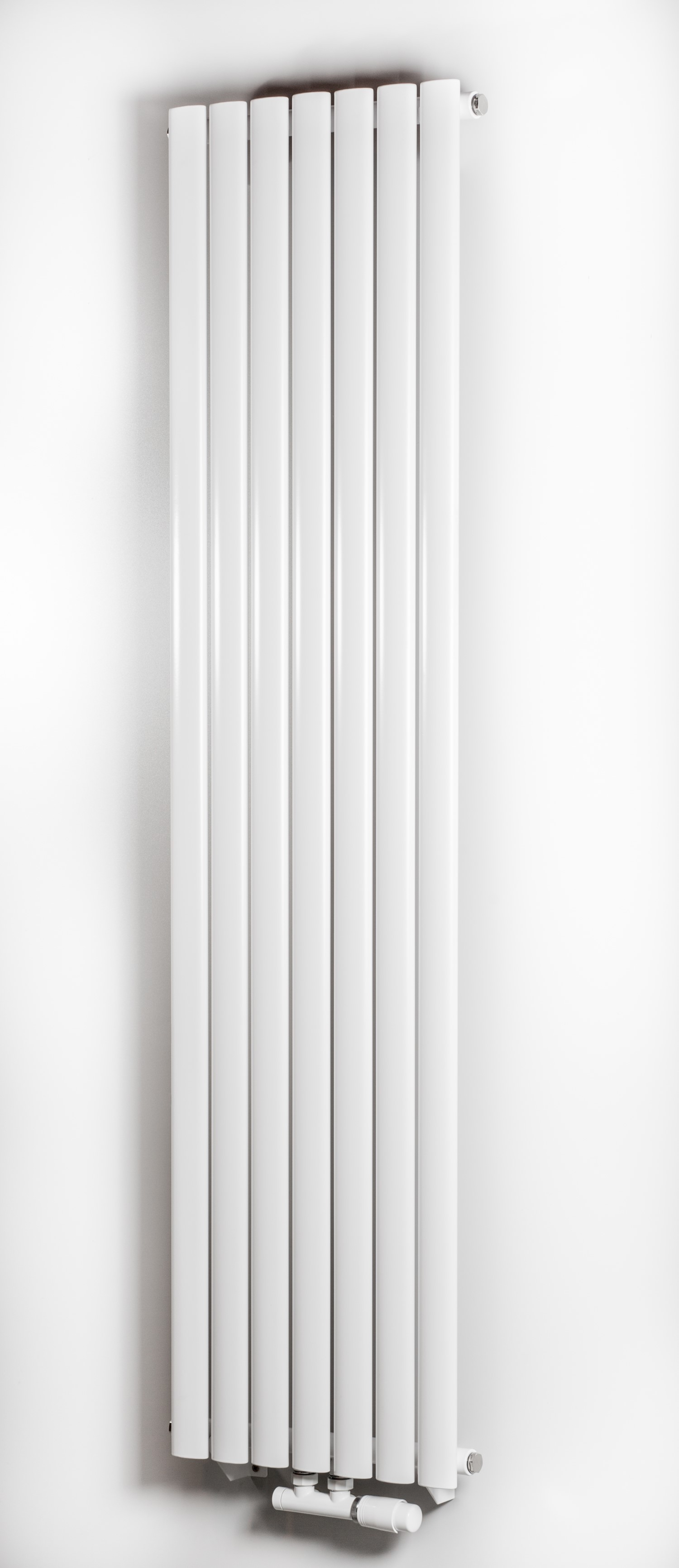Luxrad Ring dekoratív radiátor 160x35.2 cm podłączenie alsó fehér RIN16003529003ZDC