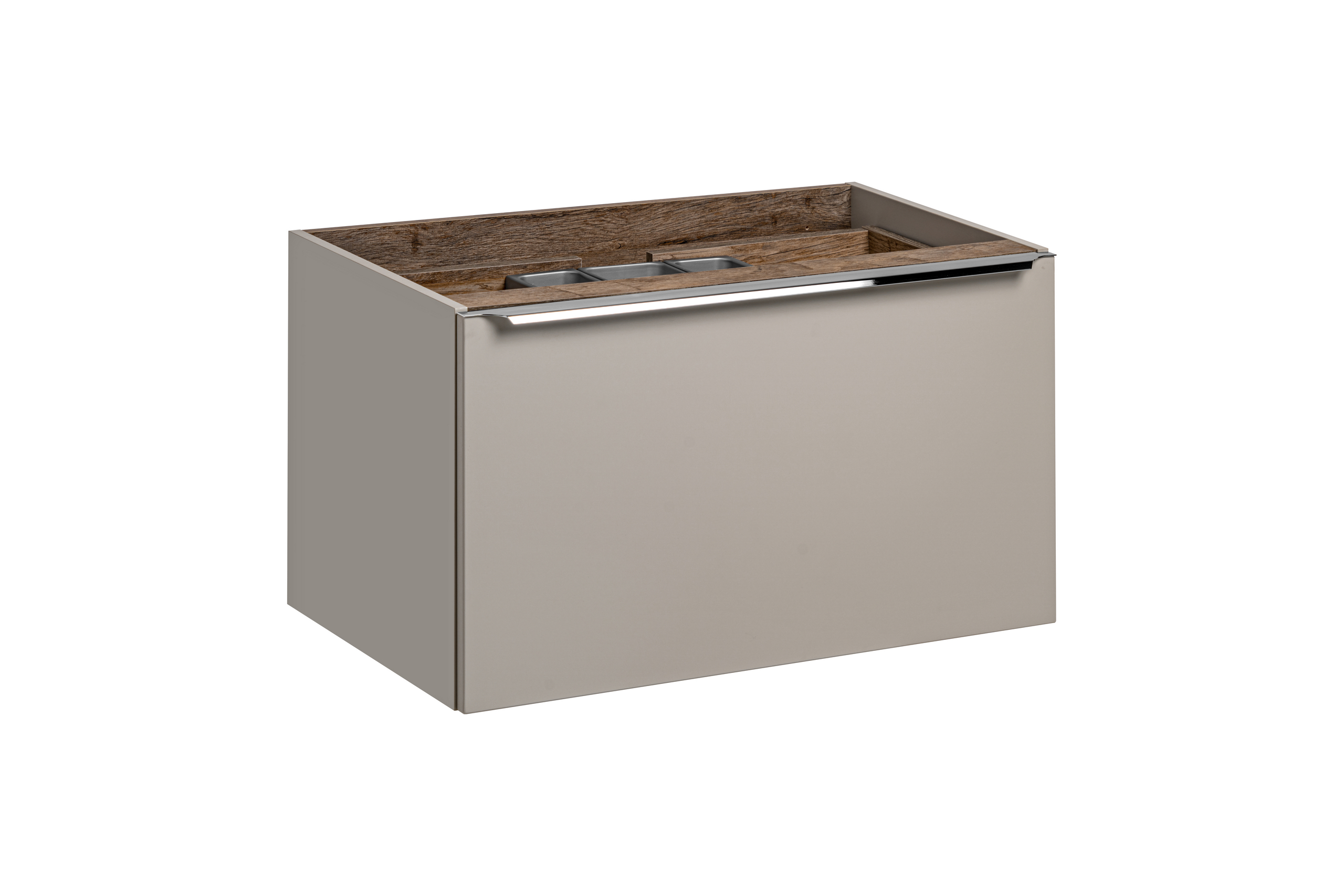 Comad Santa Fe Taupe szekrény 80x46x46 cm mosdókagyló alá akasztható szürke SANTA FE TAUPE 82-80-B-2S