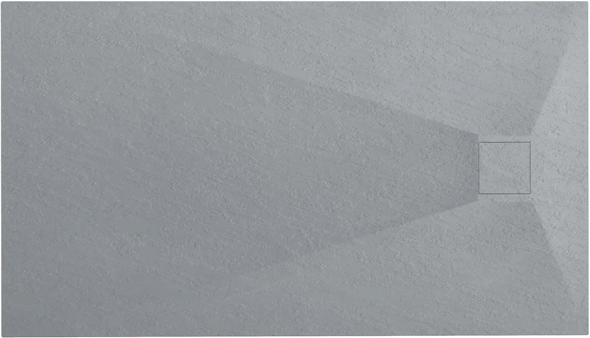 Rea Magnum Grey téglalap alakú zuhanytálca 100x80 cm szürke REA-K4107