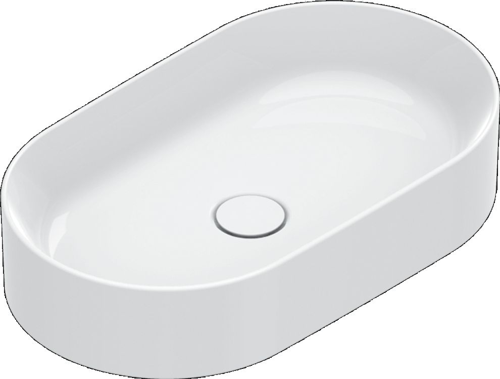 Catalano Zero mosdótál 60x35 cm ovális mosdótálak fehér 0122600001