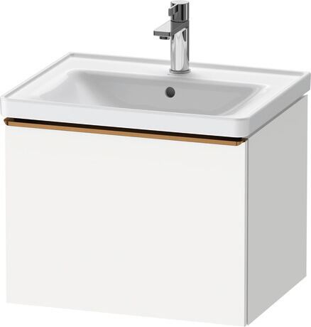 Duravit D-Neo szekrény 58.4x45.2x44 cm Függesztett, mosdó alatti fehér DE4249004180000