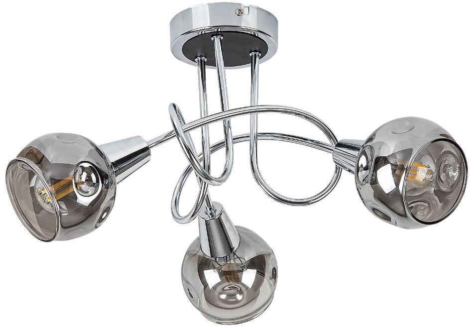 Rabalux Tamara mennyezeti lámpa 3x40 W króm-füst színű 5348