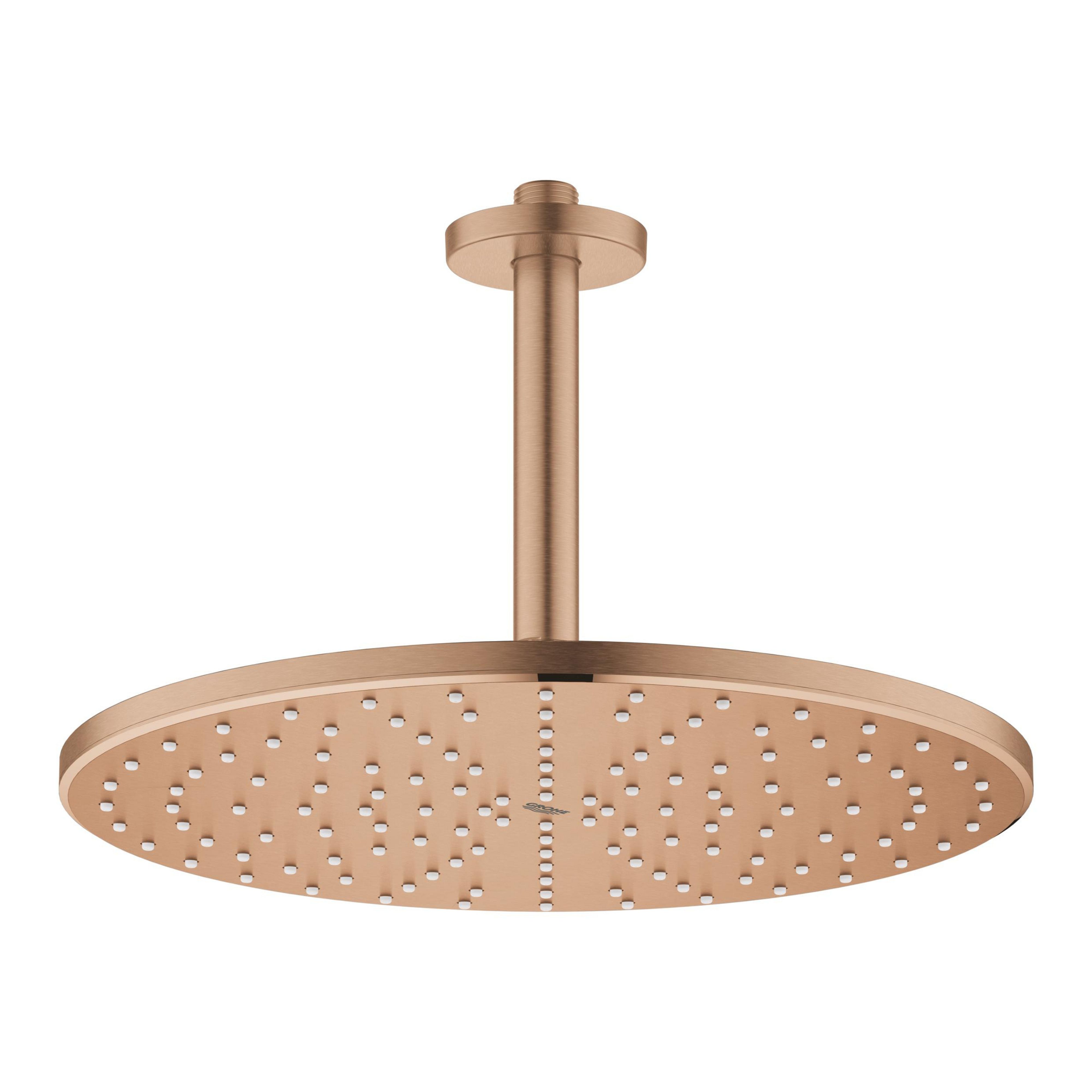 Grohe Rainshower fejzuhany karral 31x31 cm kerek Brushed Warm Sunset 26560DL0