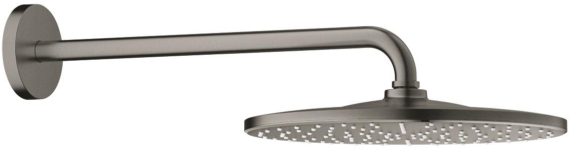 Grohe Rainshower fejzuhany karral 31x31 cm kerek Brushed Hard Graphite 26558AL0
