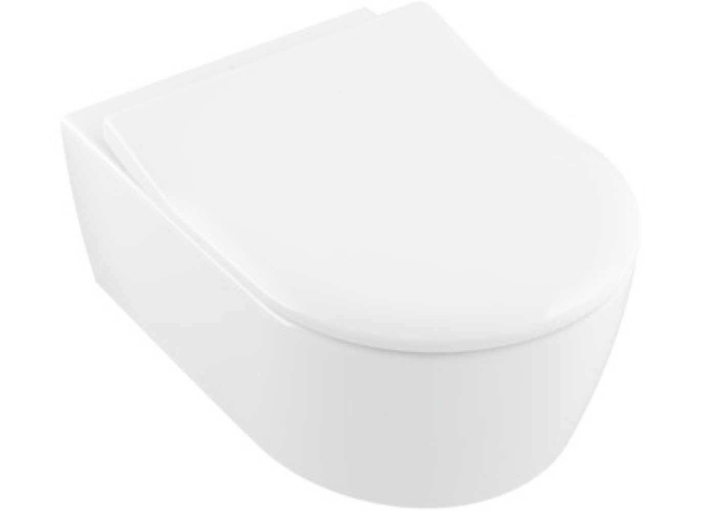 Készlet WC csésze Villeroy & Boch Avento 5656R001, WC ülőke Villeroy & Boch Avento 9M87S101