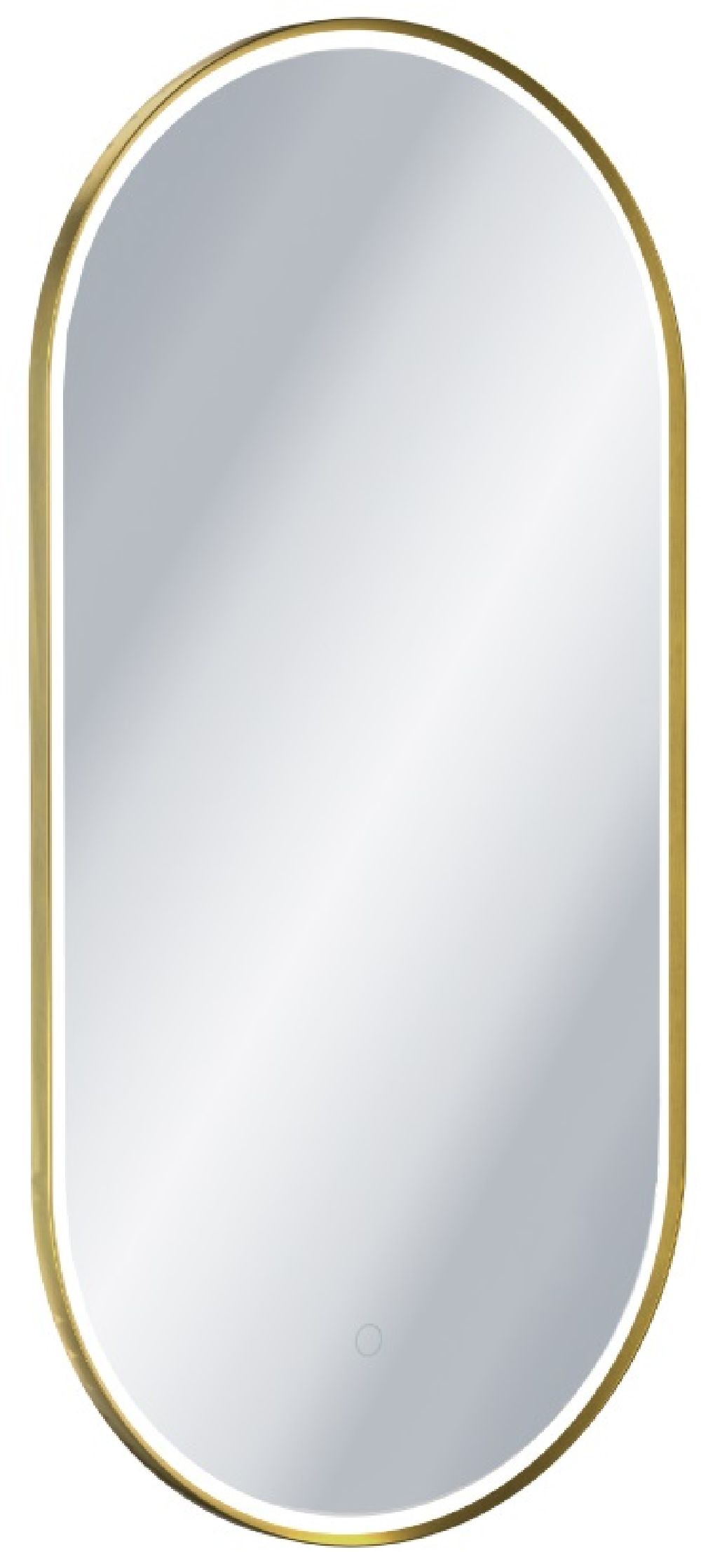 Excellent Corido tükör 50x100 cm ovális világítással páramentesítő fóliával arany DOEX.CO100.050.GB