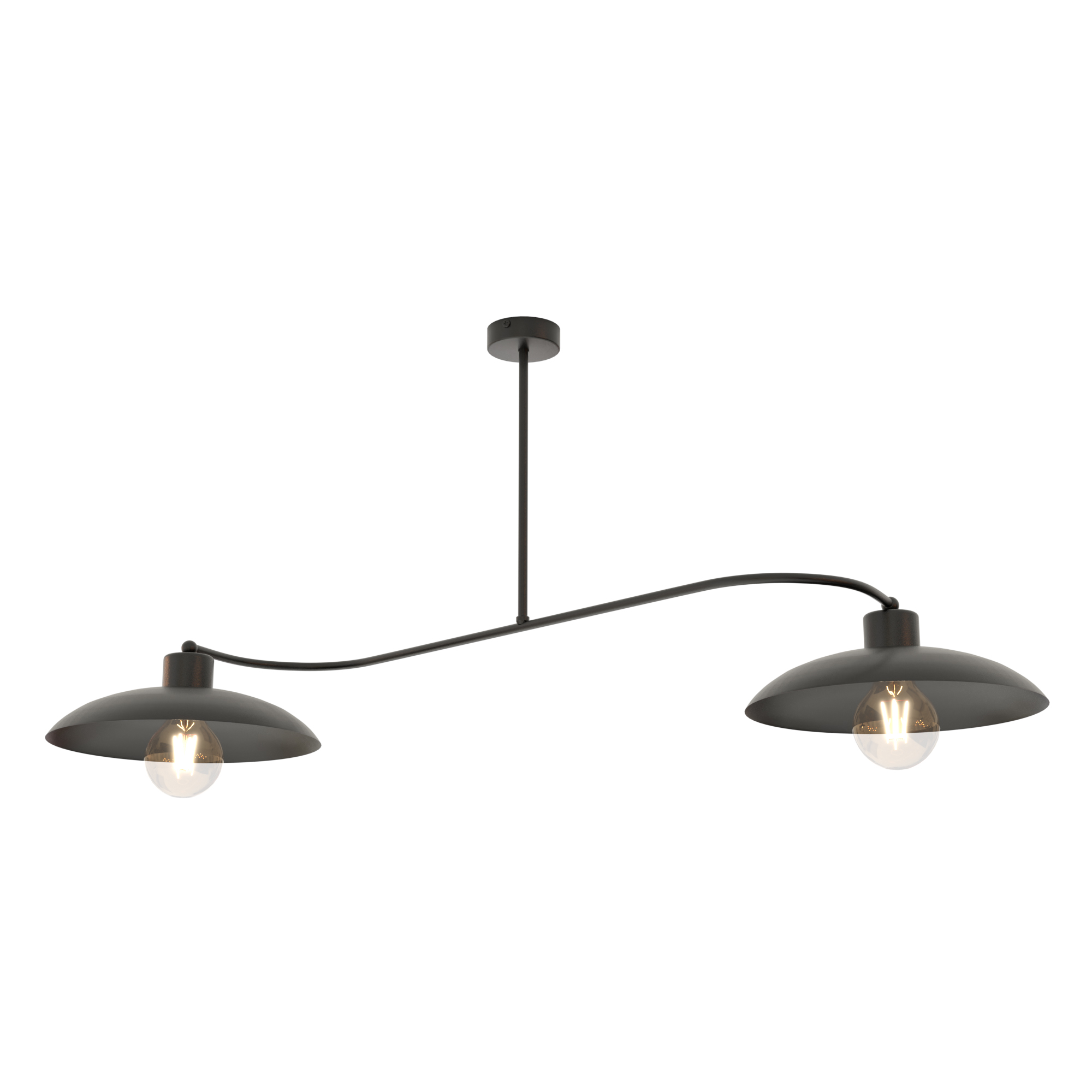 Emibig Foster függőlámpa 2x10 W fekete 13532