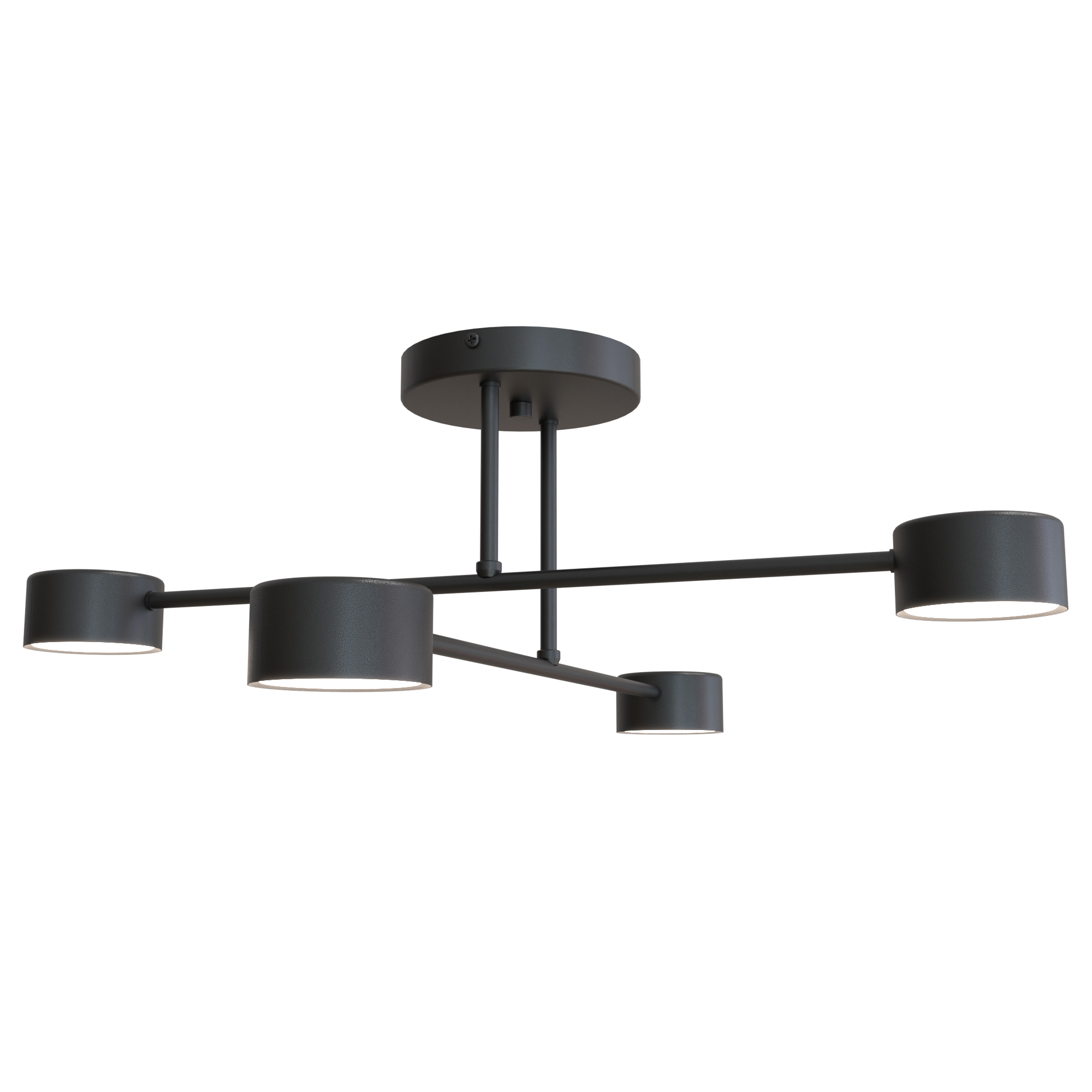 Emibig Halo függőlámpa 4x10 W fekete 1355/4