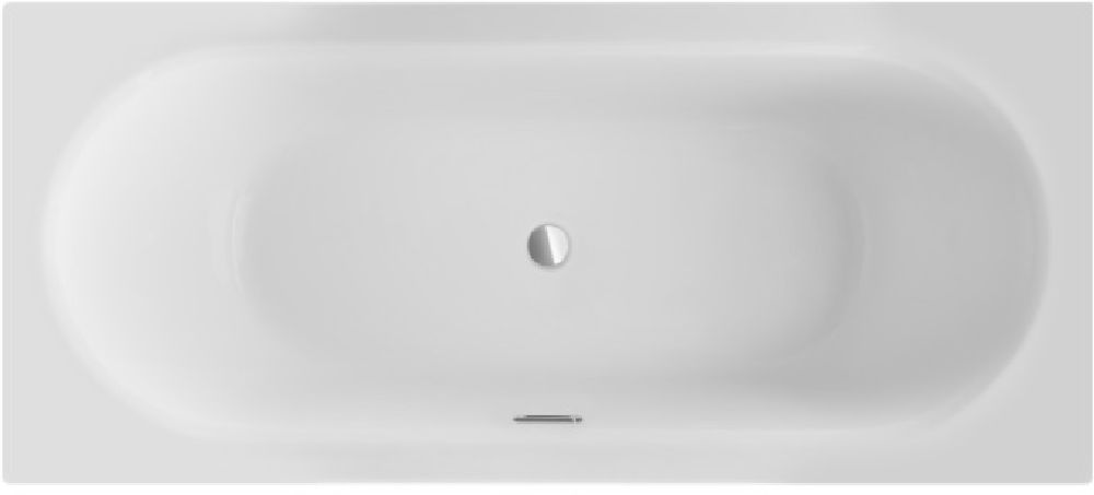 Besco Vitae Slim+ slip téglalap alakú fürdőkád 159.5x75 cm fehér #WAV-160-SG+