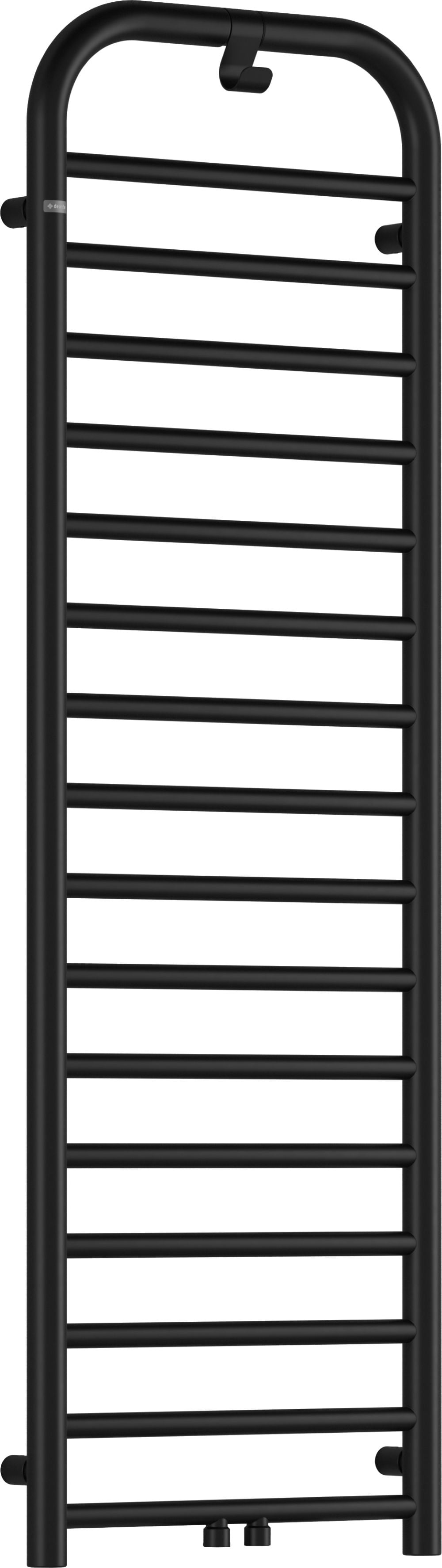 Deante Silia fürdőszoba radiátor íves 157x50 cm fekete AGI_NG51