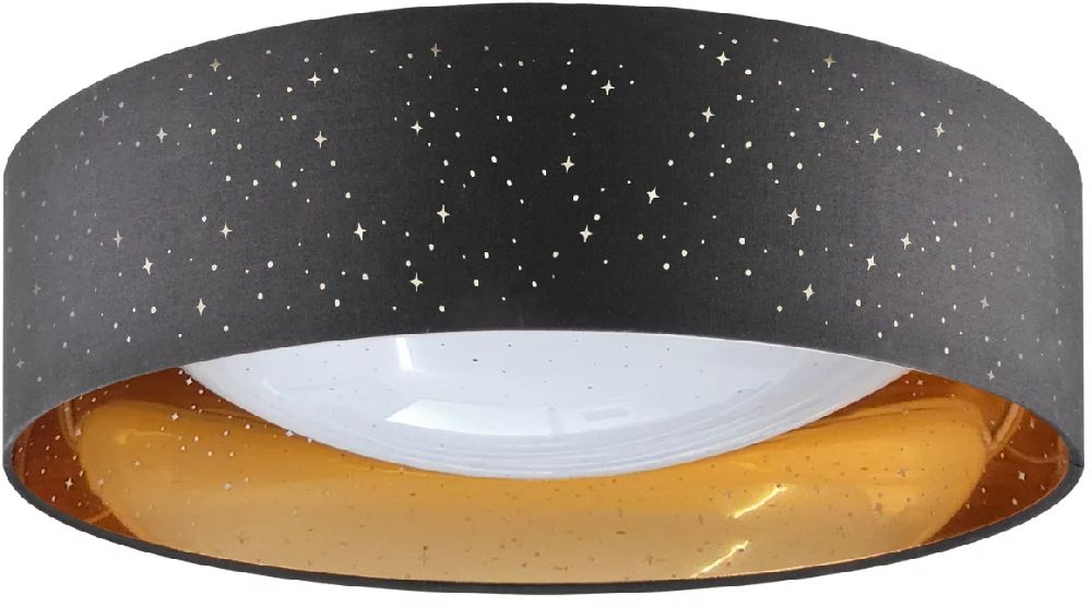 Goldlux Tuluza mennyezet 1x24 W fekete 323149