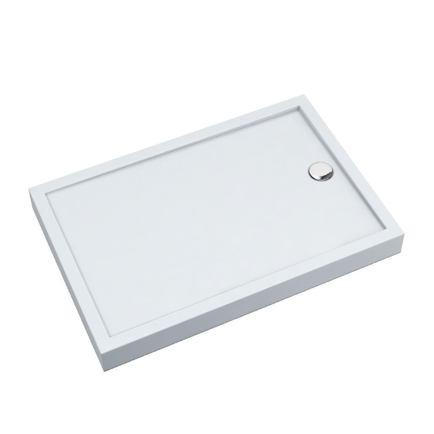 Schedline Cameron Smooth White téglalap alakú zuhanytálca 100x90 cm fehér 3ST.C2P-90100