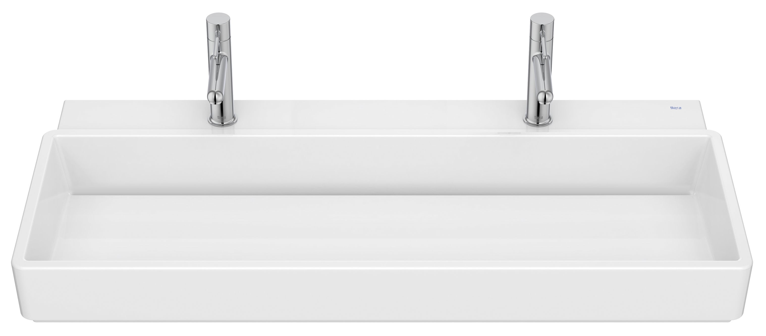 Roca Tura mosdótál 100x43 cm négyszögletes beépíthető-mosdótálak fehér A327699000