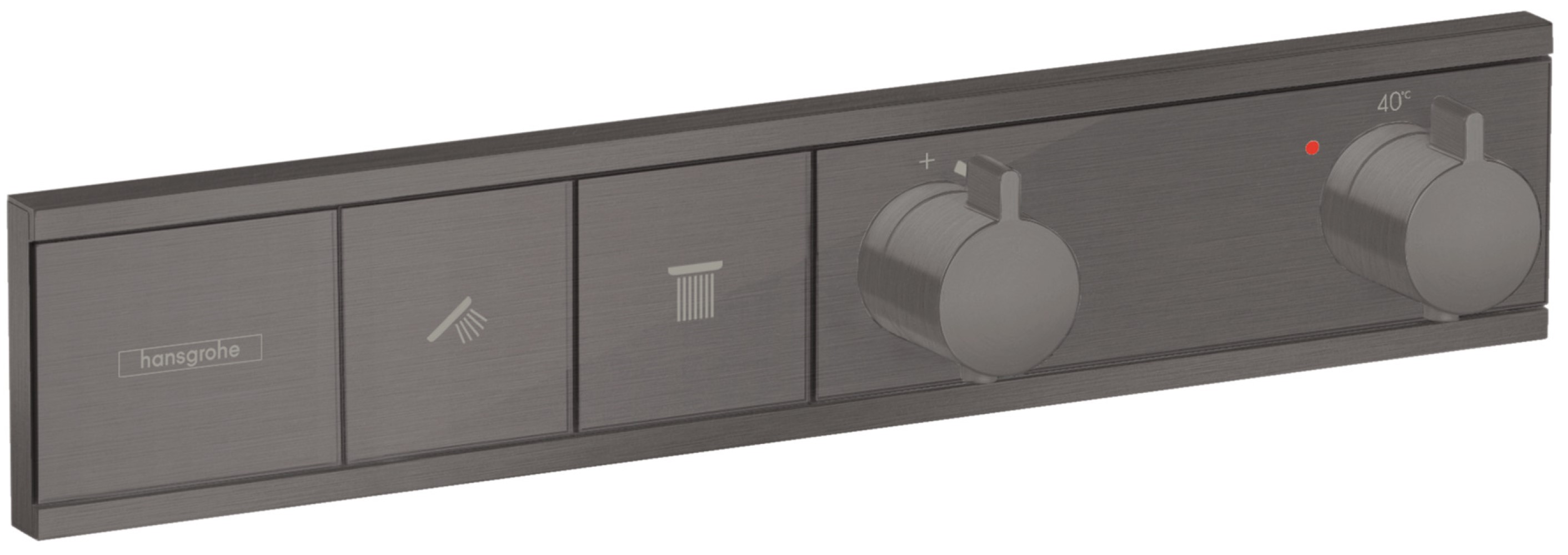 Hansgrohe RainSelect zuhanycsaptelep süllyesztett igen fekete 15380340