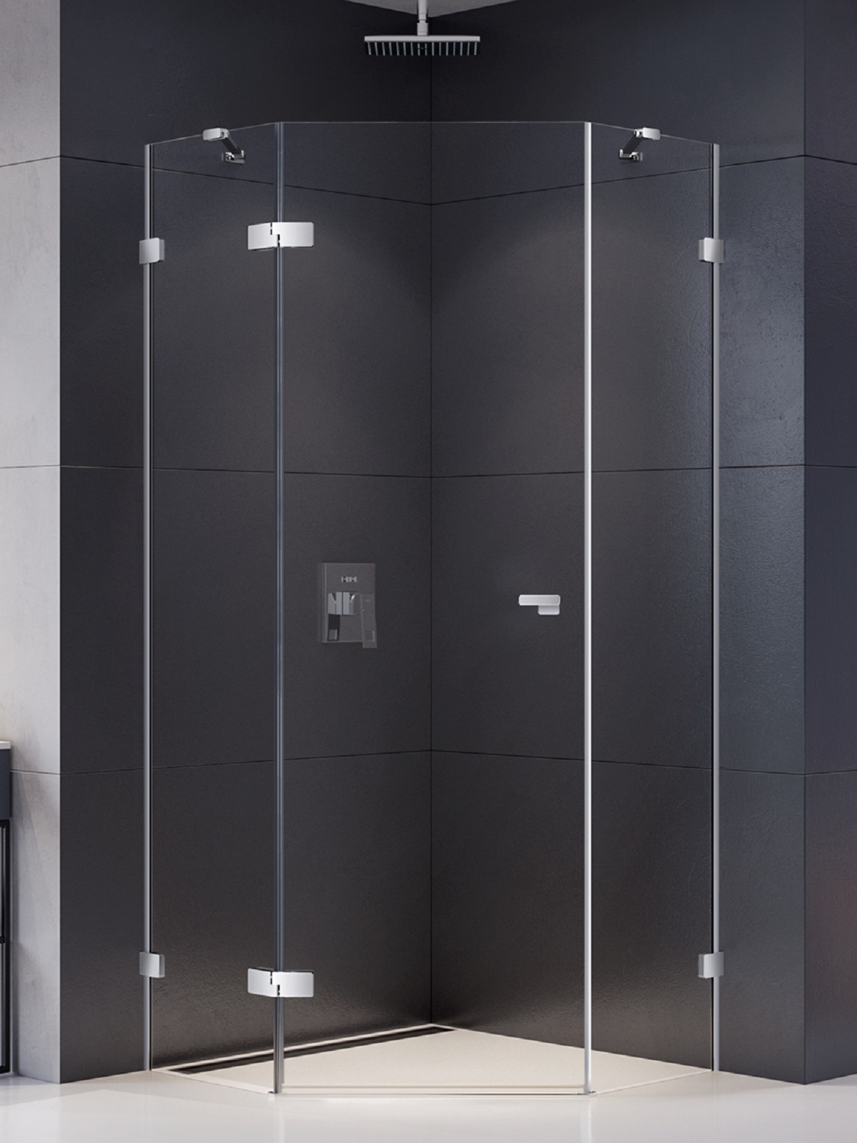 New Trendy Eventa zuhanykabin 90x90 cm króm fényes/átlátszó üveg EXK-4613