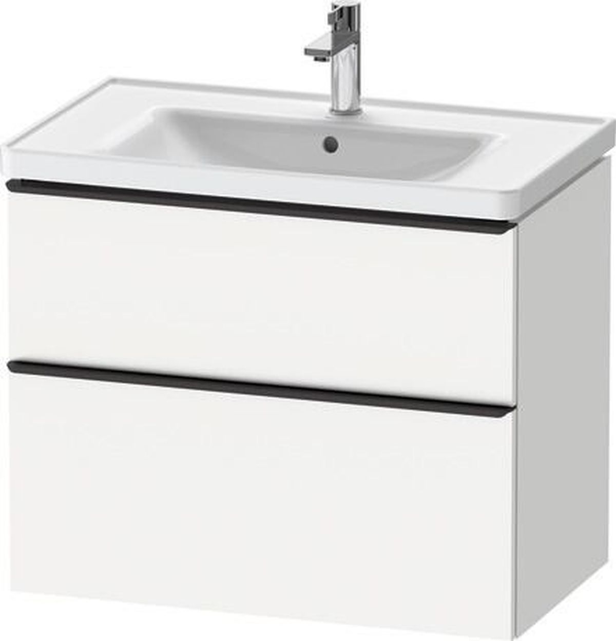 Duravit DuraStyle szekrény 78.4x45.2x62.5 cm mosdókagyló alá akasztható fehér DE43550BD180000