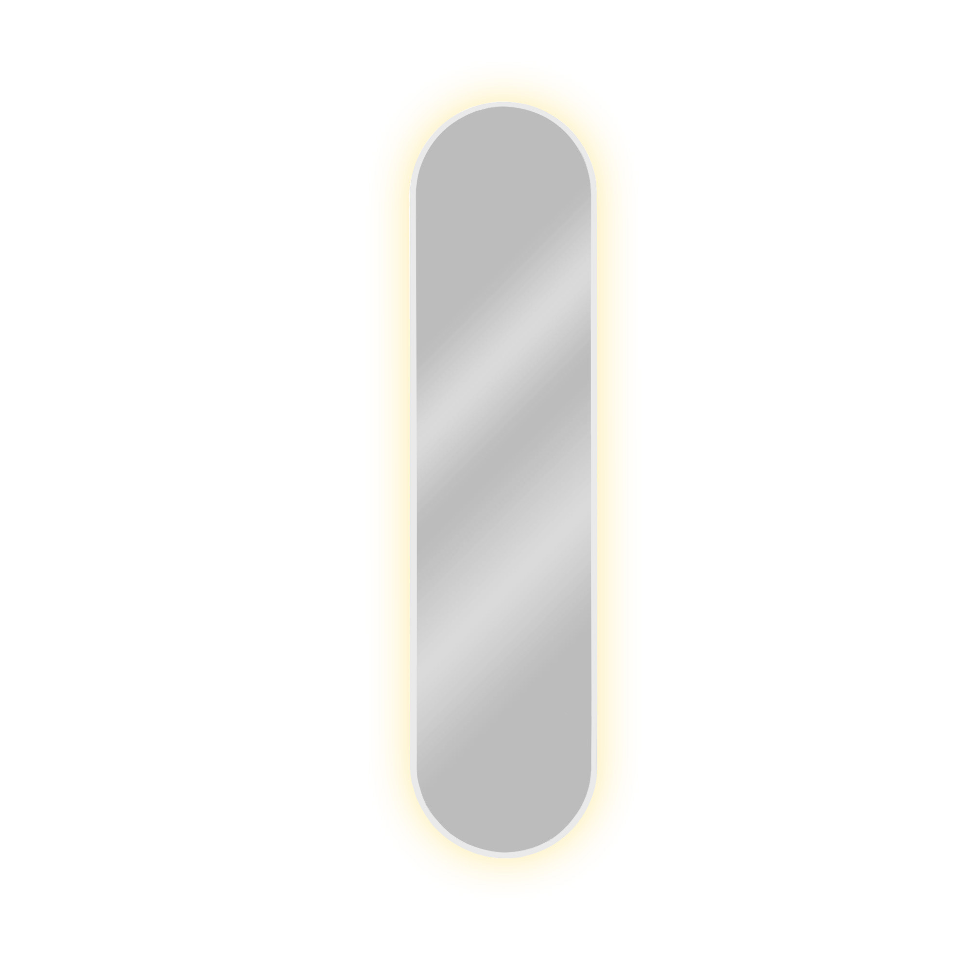 Baltica Design Tiny Border Pastille tükör 50x100 cm ovális fehér 5904107929057