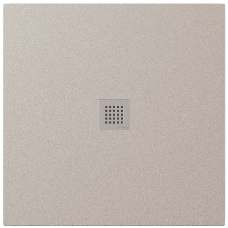 Polysan Treneca négyzet alakú zuhanytálca 90x90 cm bézs 84300.81