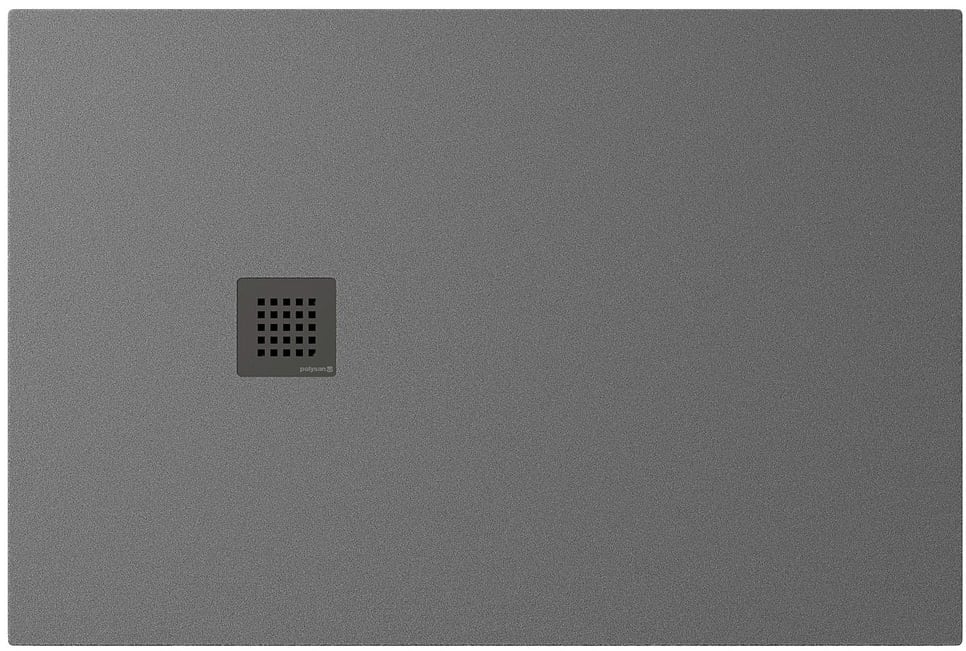 Polysan Treneca téglalap alakú zuhanytálca 140x80 cm szürke 84304.31