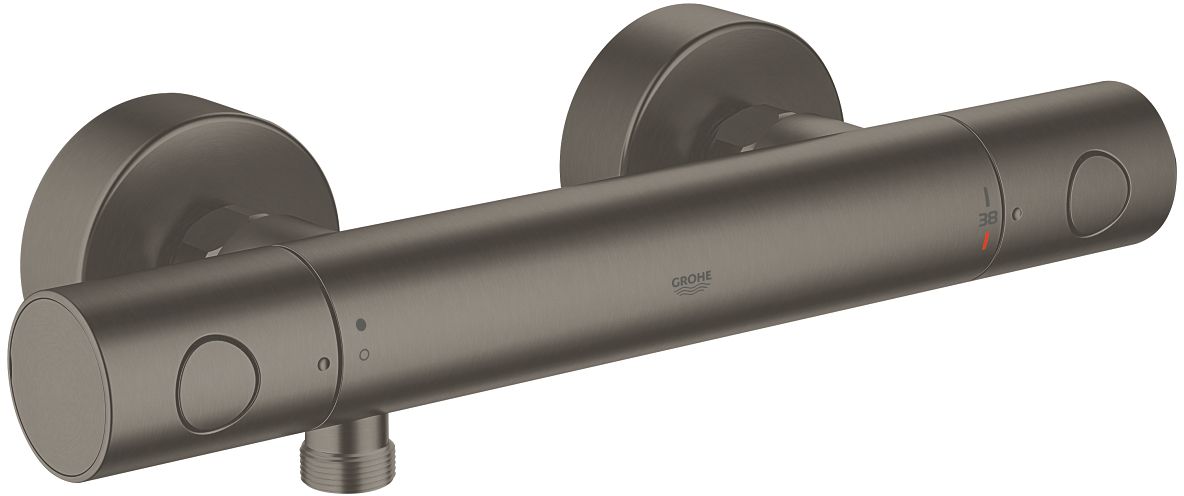 Grohe Grohtherm 1000 Cosmopolitan M zuhanycsaptelep fal igen Brushed Hard Graphite 34065AL2