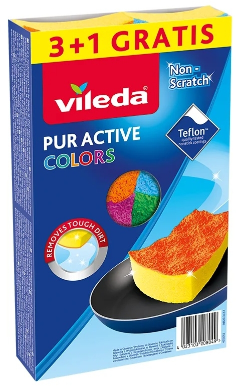 Vileda Pur Active Colors mosogatószivacs 169492
