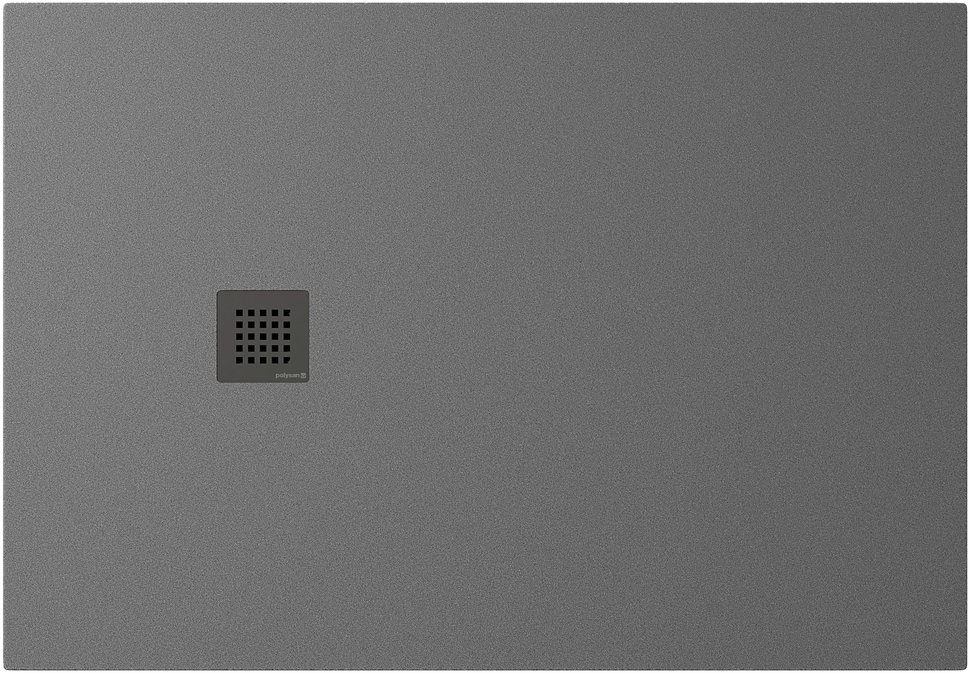 Polysan Treneca téglalap alakú zuhanytálca 130x90 cm szürke 84308.31