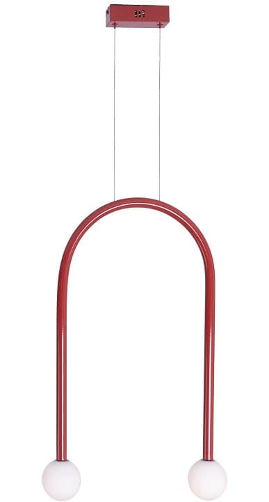 MaxLight Enigma függőlámpa 2x2 W piros P0523