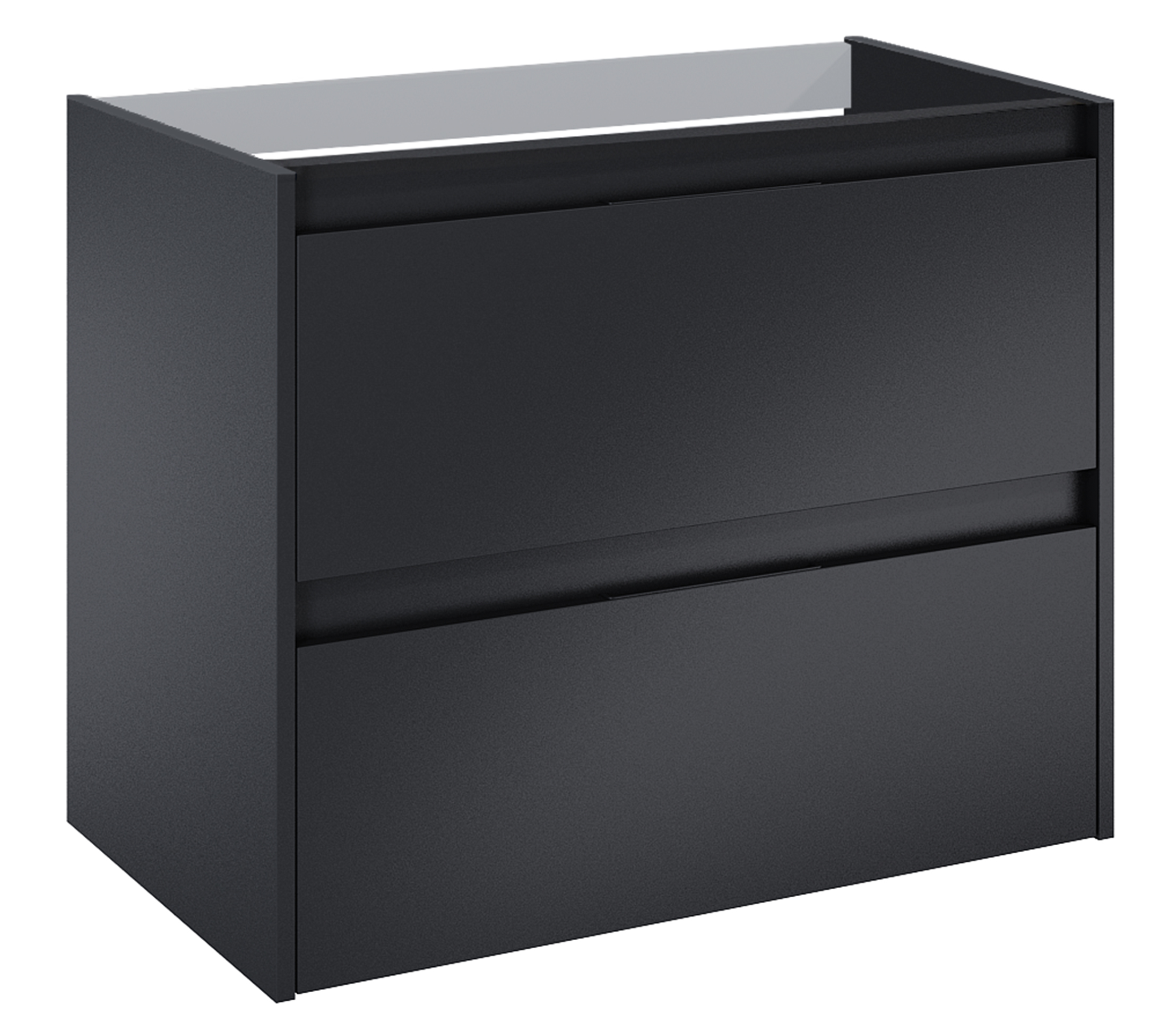 Roca Alpine szekrény 45.2x78.5x59 cm mosdókagyló alá akasztható fekete A857865532