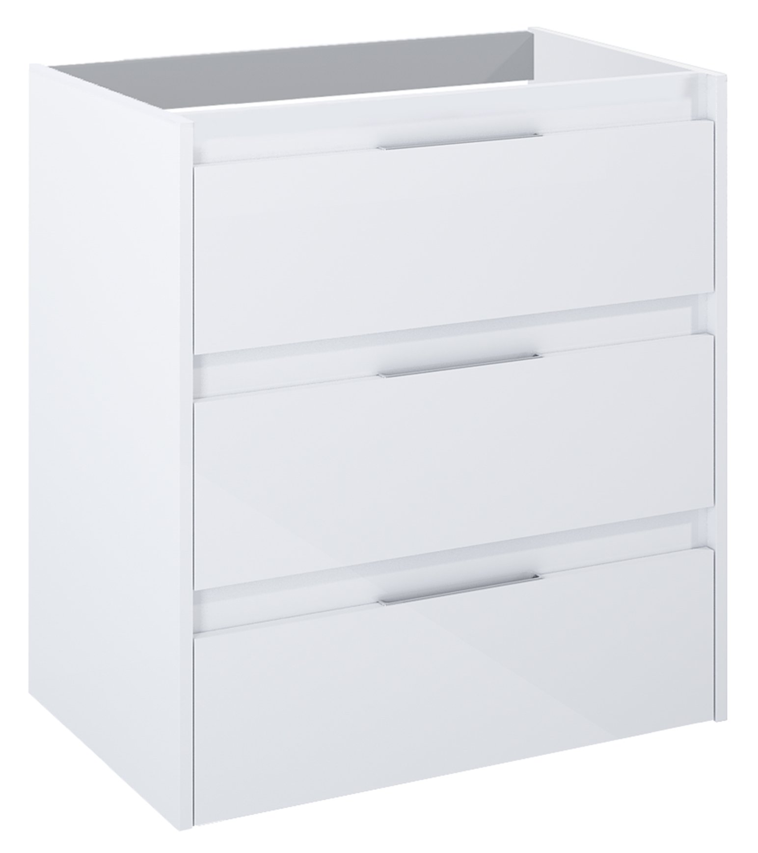 Roca Alpine szekrény 68.5x45.2x74 cm mosdókagyló alá akasztható fehér A857867806