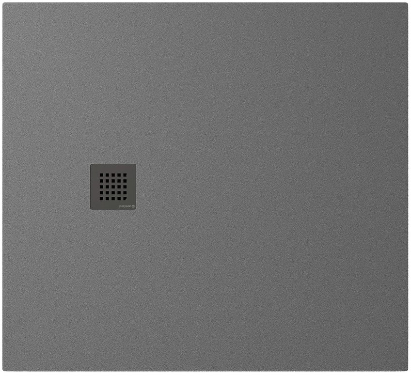 Polysan Treneca téglalap alakú zuhanytálca 110x100 cm szürke 84312.31