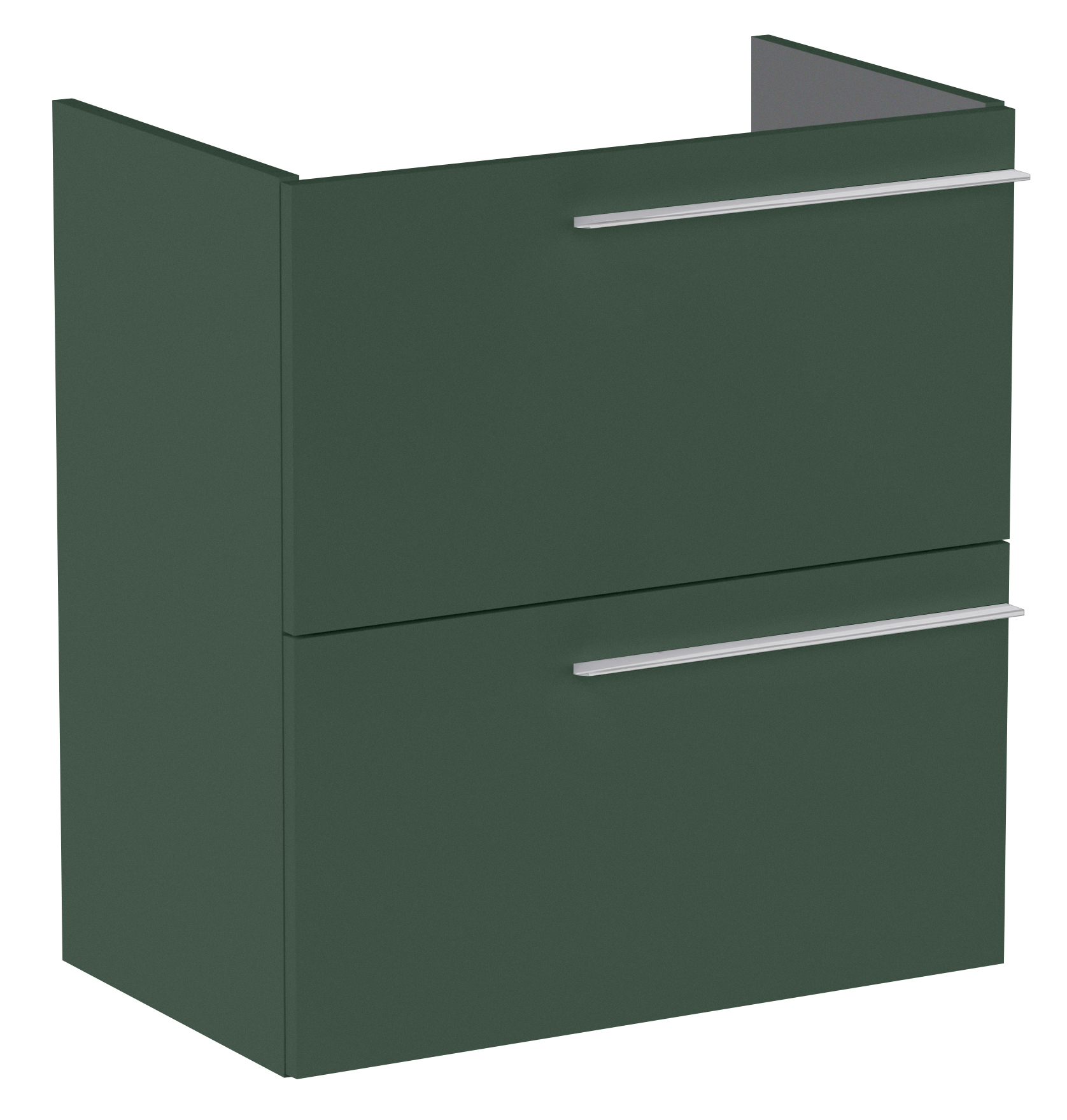 Roca Ella szekrény 58.5x34.6x63.5 cm mosdókagyló alá akasztható zöld A857778534