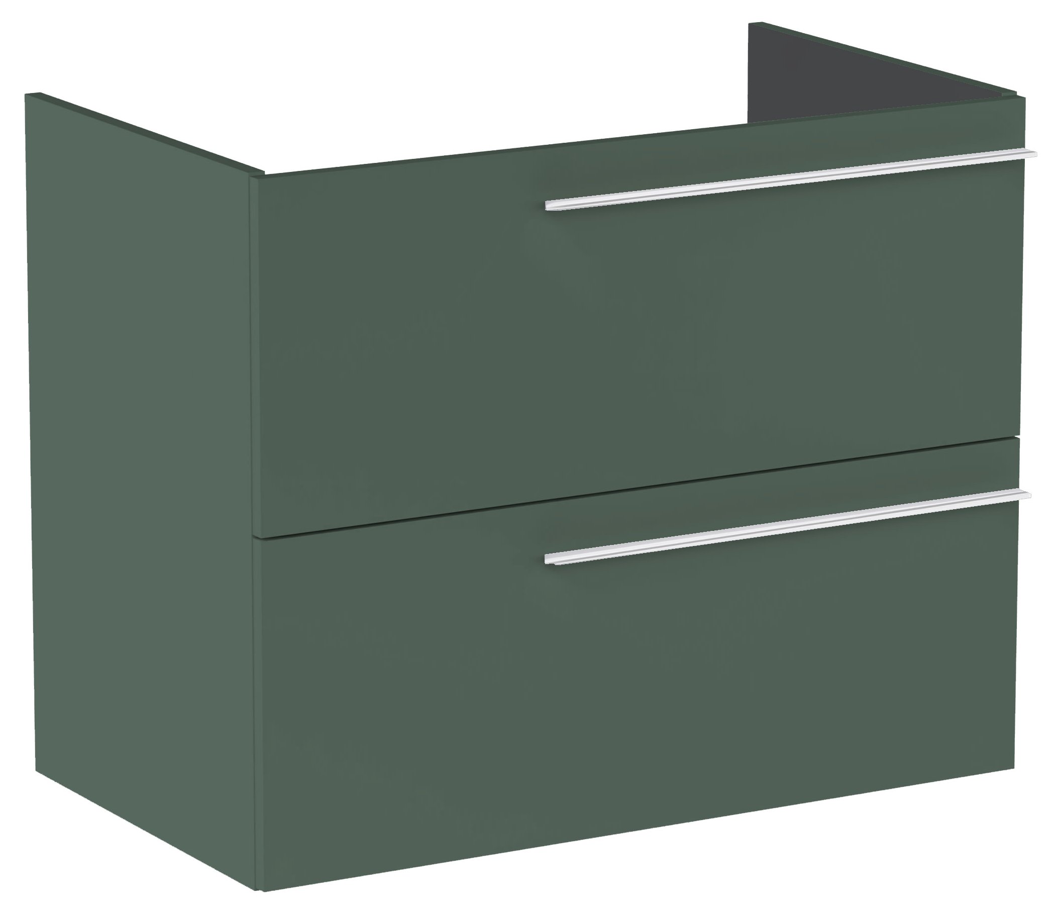Roca Ella szekrény 78.5x44.6x63.5 cm mosdókagyló alá akasztható zöld A857770534