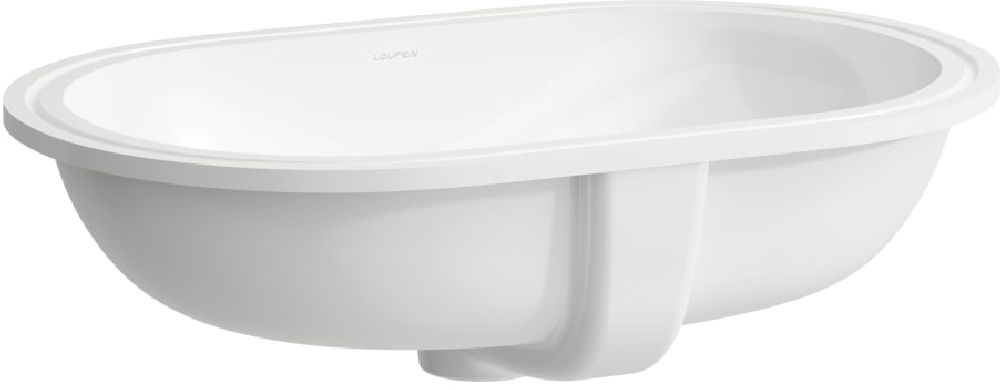 Laufen Savoy mosdótál 51x31 cm ovális alulról beépíthető fehér H8189460001091