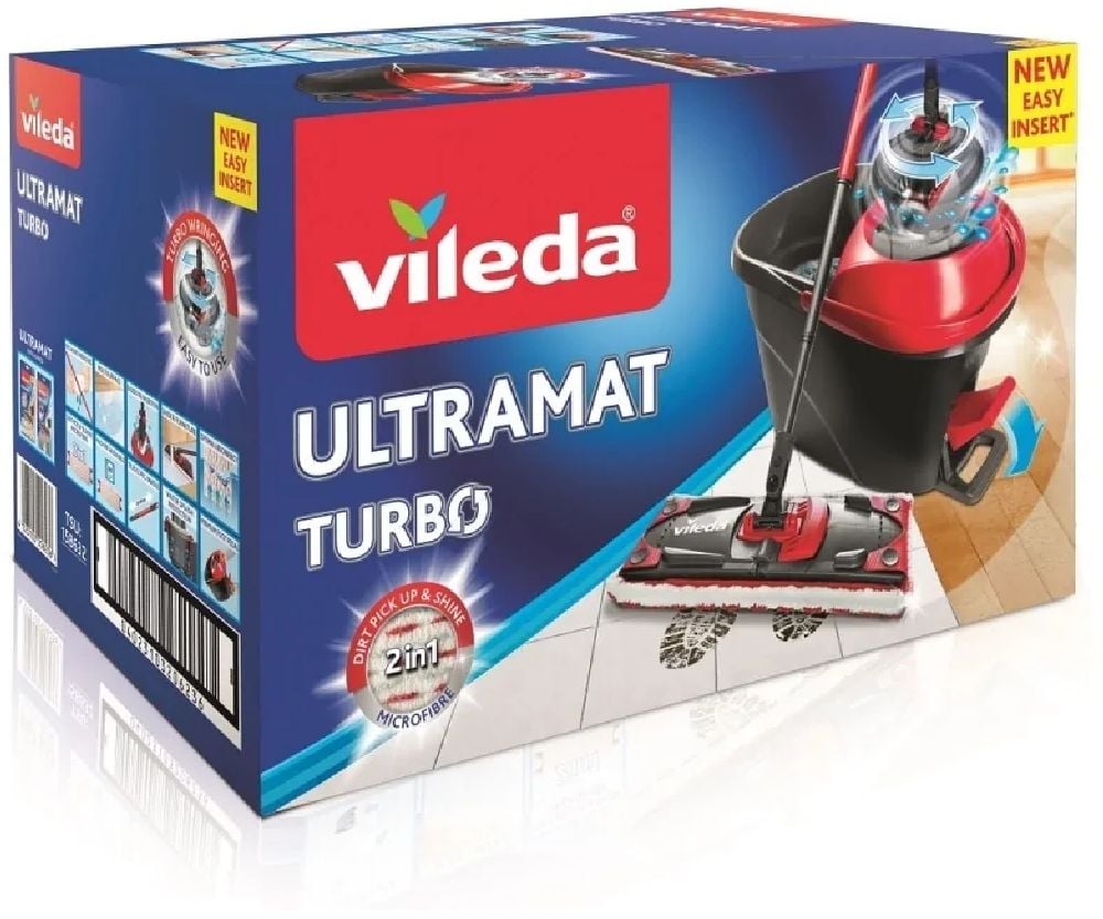 Vileda Ultramax Turbo felmosó mop vödörrel és rúddal 163425