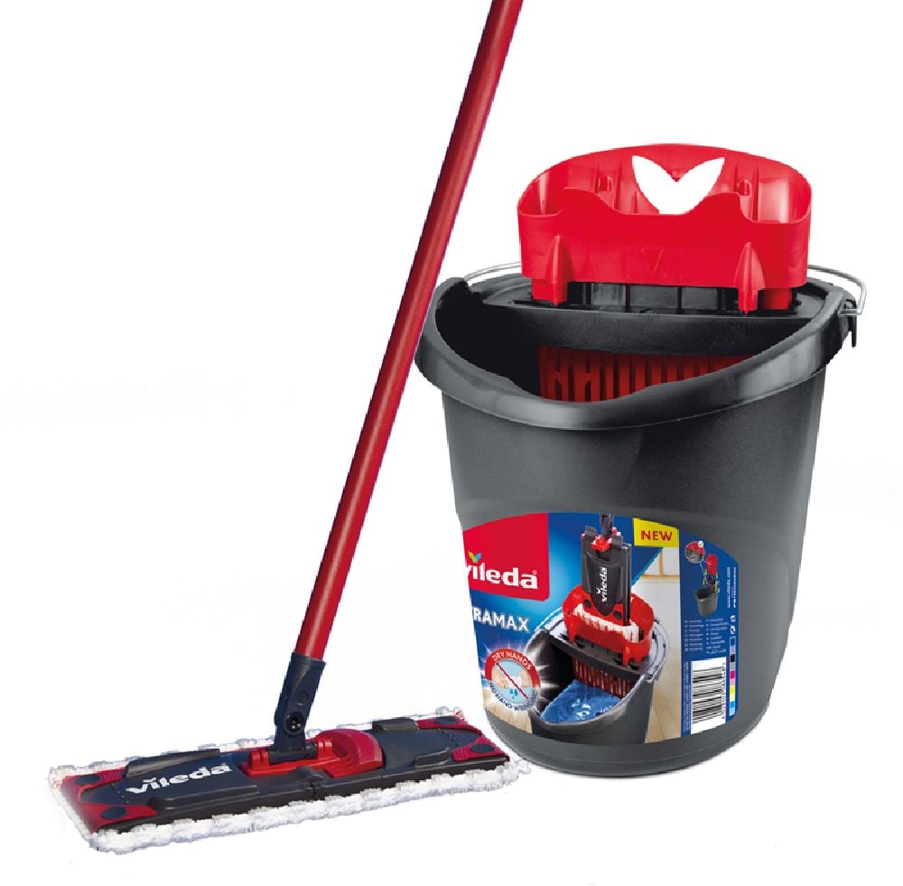 Vileda Ultramax Box felmosó mop vödörrel és rúddal 155737