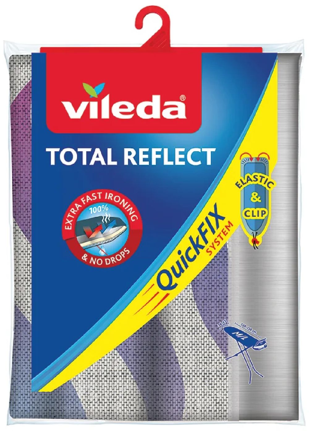 Vileda Total Reflect vasalódeszka huzat 130x45 cm 163263