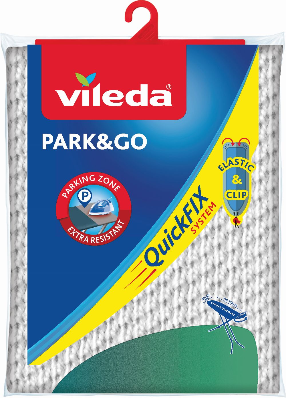 Vileda Park&Go vasalódeszka huzat 130x45 cm 172219