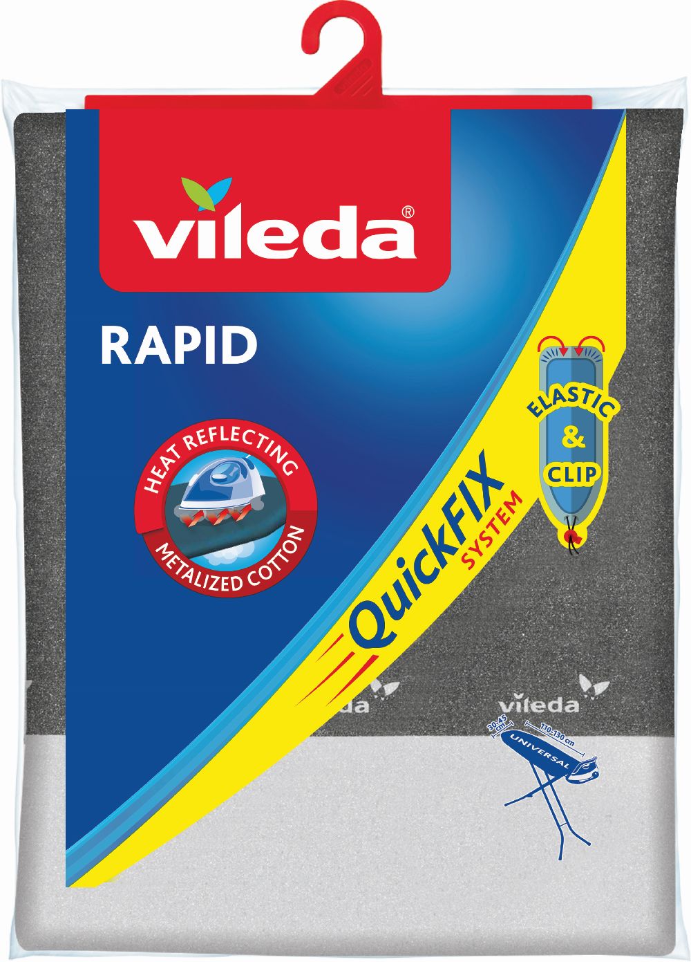 Vileda Rapid vasalódeszka huzat 130x45 cm 163253
