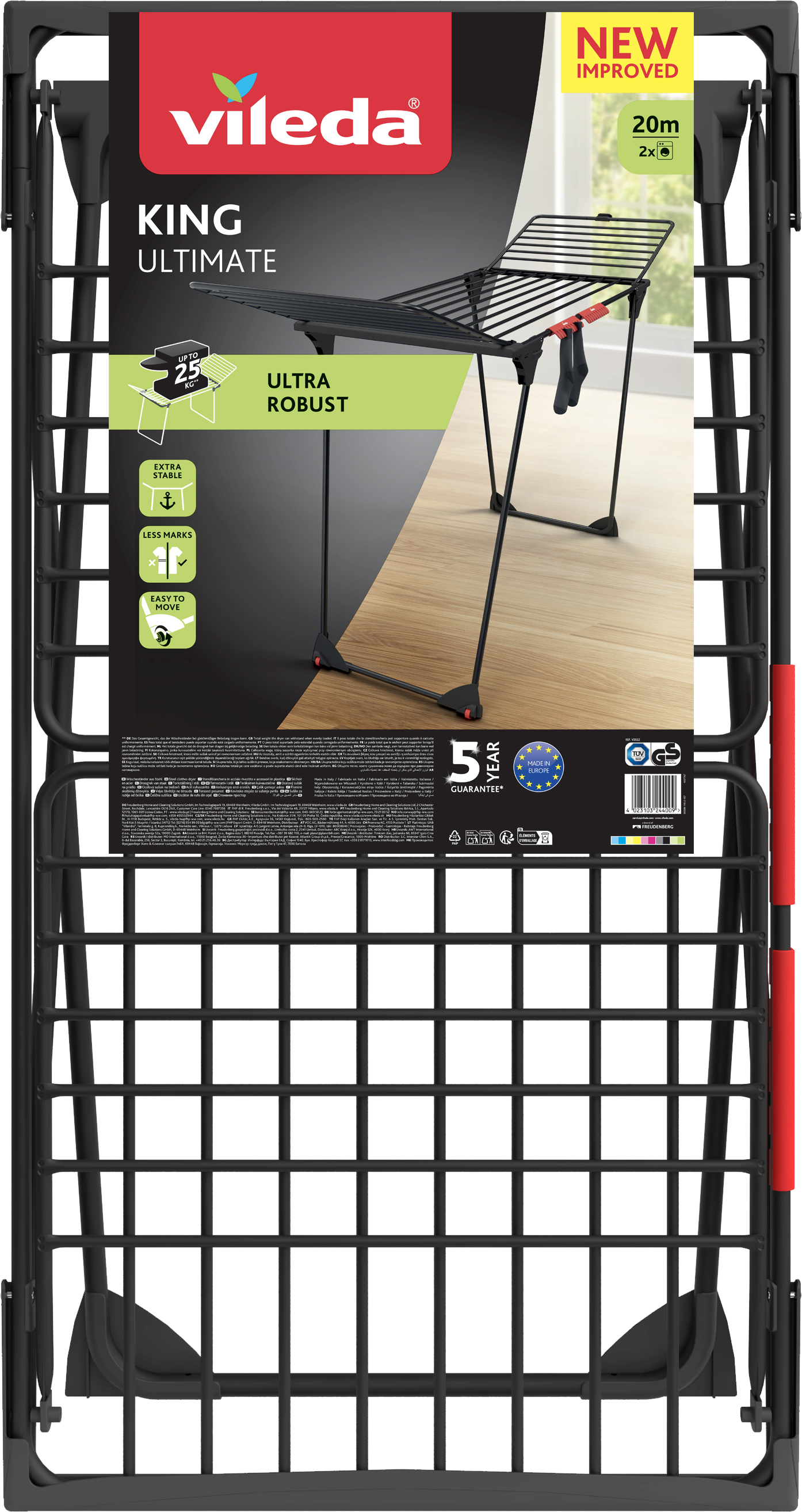 Vileda King ​Ultimate​ ruhaszárító álló 174096