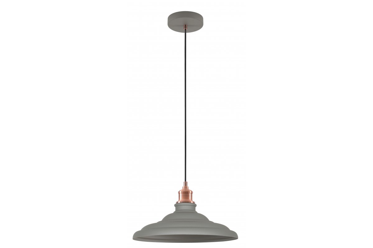 GTV Loret függőlámpa 1x40 W szürke/hamvas OS-LOR-L-E27-15-DEC