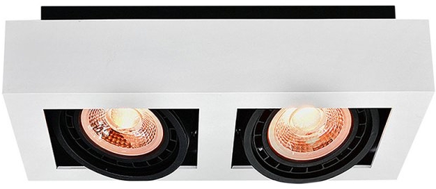 GTV Loid mennyezeti lámpa 2x40 W fehér OS-LOID-2GU10-00-DEC