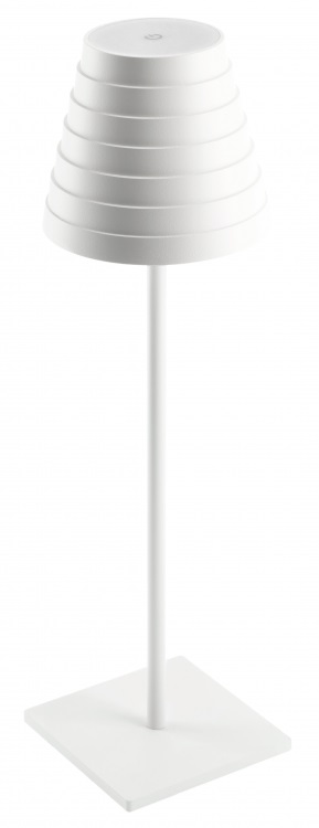 GTV Fizzi asztali lámpa 1x2.5 W fehér LD-FIZZI-00-DEC