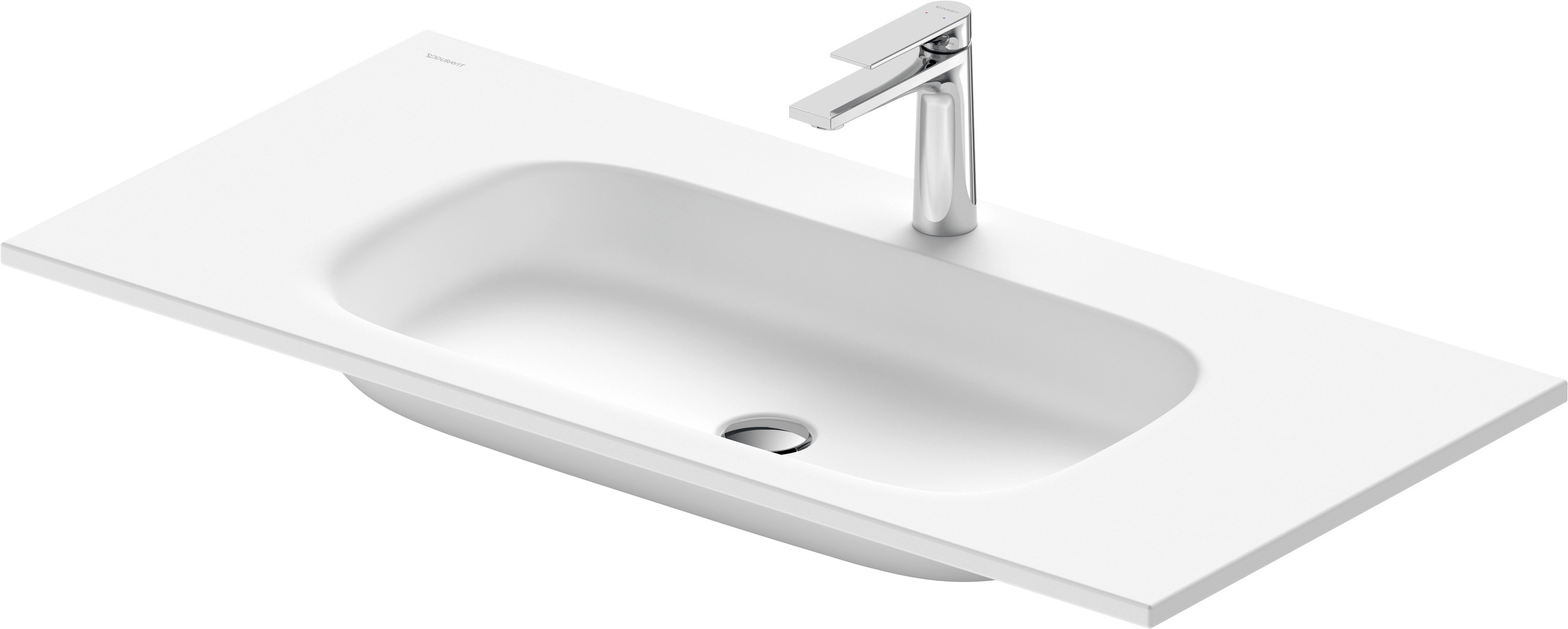 Duravit Sivida mosdótál 102x48.5 cm négyszögletes beépíthető fehér 2650023200