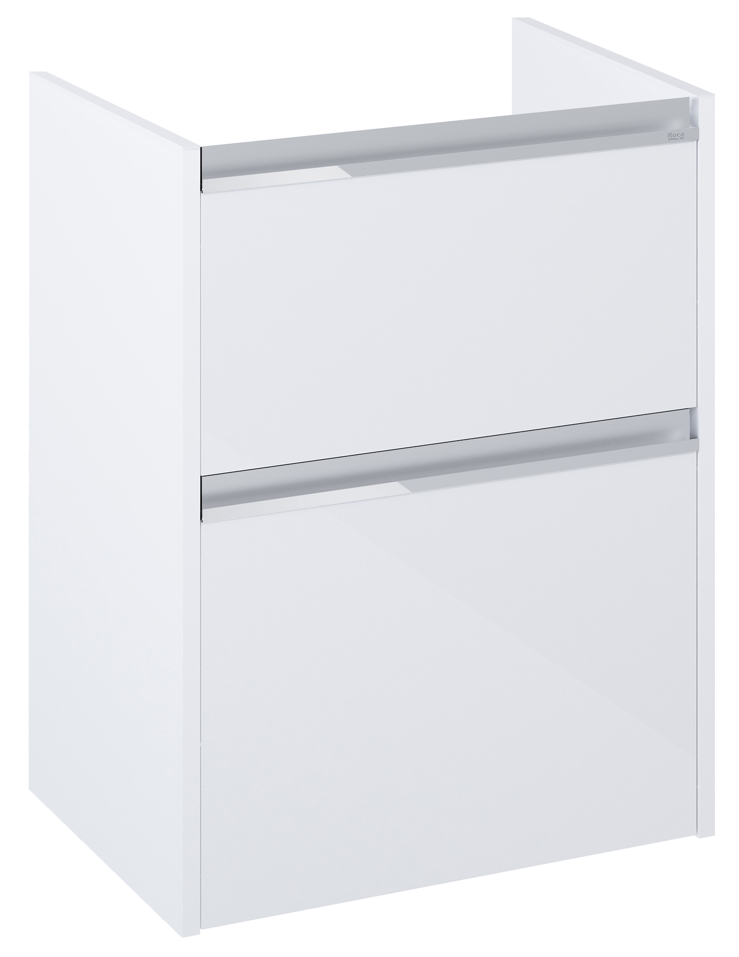 Roca Gap Pro szekrény 48.5x37.6x63.5 cm mosdókagyló alá akasztható fehér A857907806